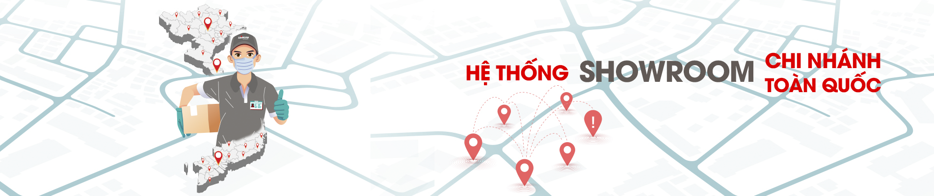 hệ thống showroom toàn quốc zahaka