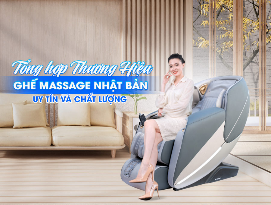 Thương hiện bán ghế massage Nhật Bản